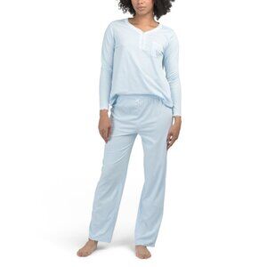 SOPHIA Blue 2pc Simply Pretty Pajama Set